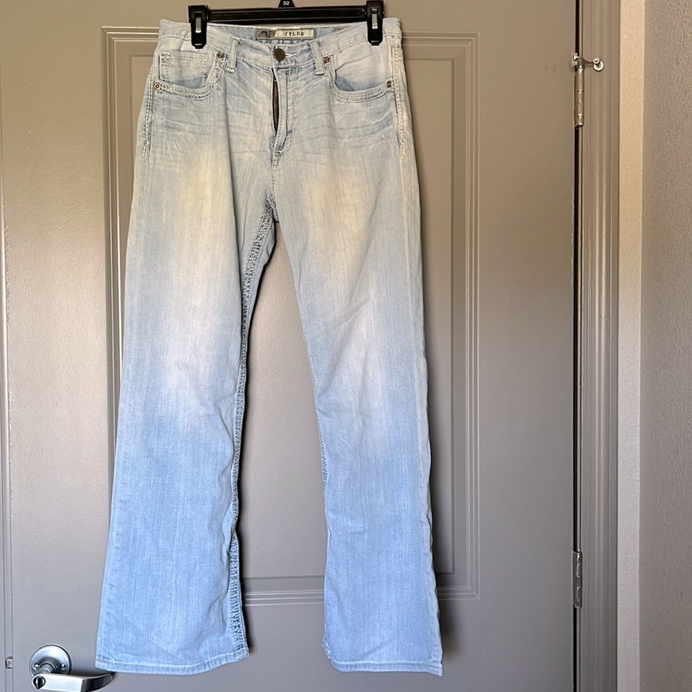 BKE women’s Tyler low rise jeans light wash 30R